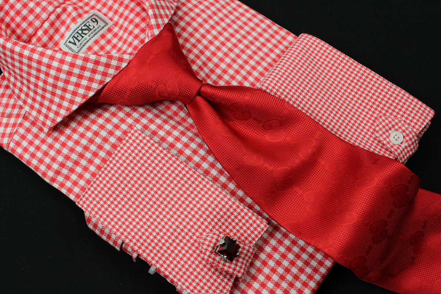 GG Solid 4 | Red | Tie & Pocket Square