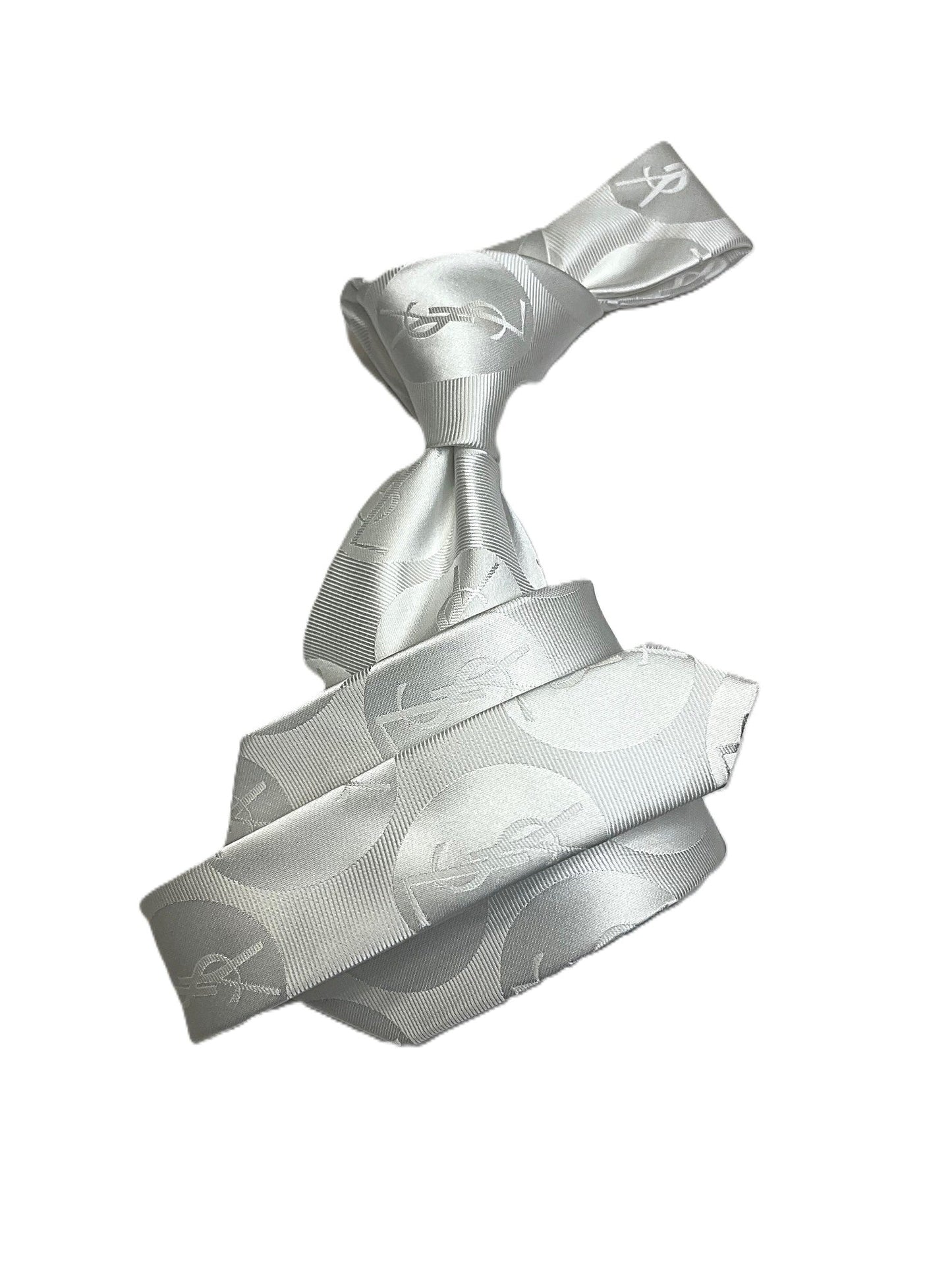 YSL Solid 1 | White | Tie & Pocket Square
