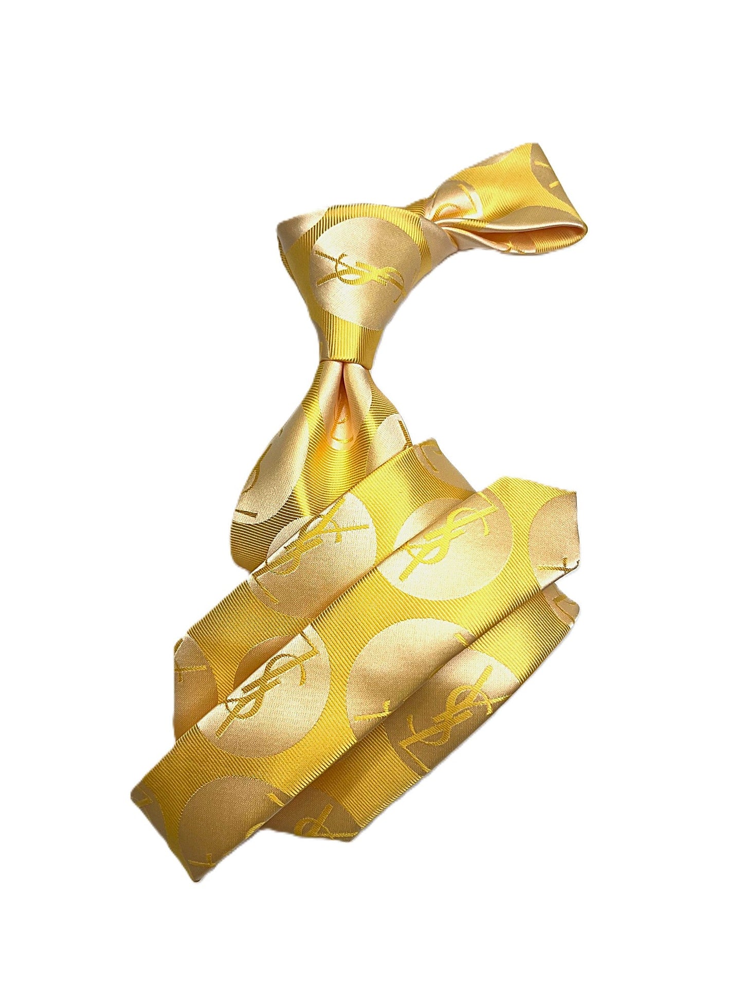 YSL Solid 5 | Yellow | Tie & Pocket Square