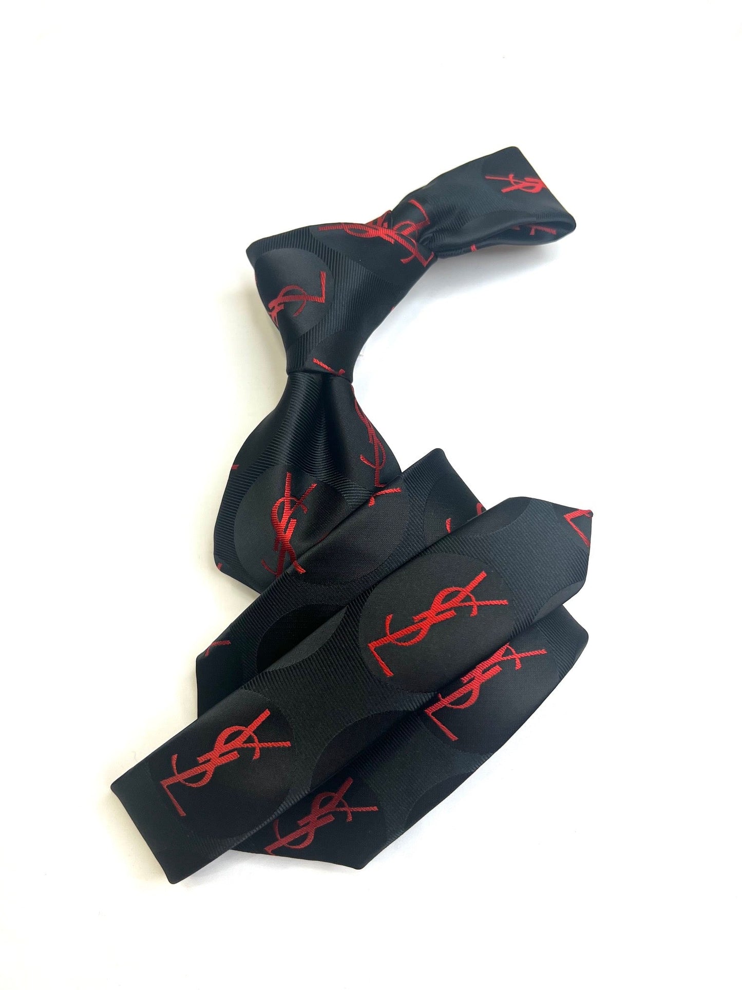 YSL 4 | Black & Red | Tie & Pocket Square