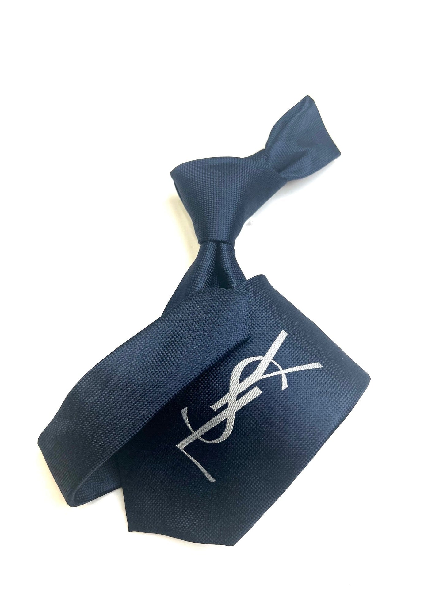 YSL Logo 2 | Navy | Tie & Pocket Square