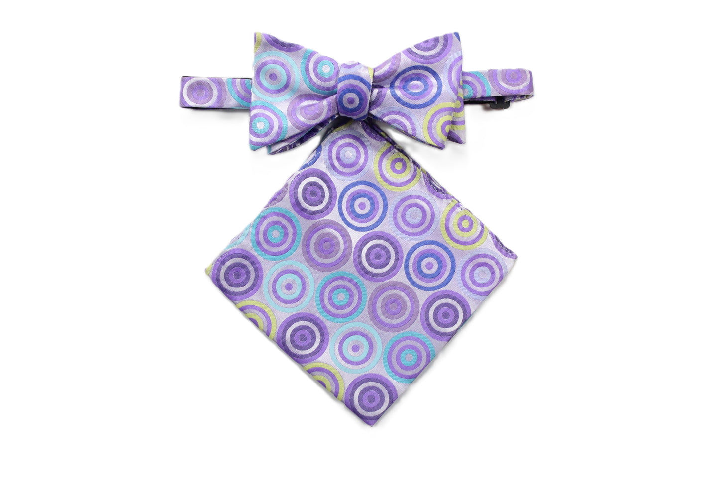 Jeremiah 4 | Lavender Geometric | Bowtie & Pocket Square