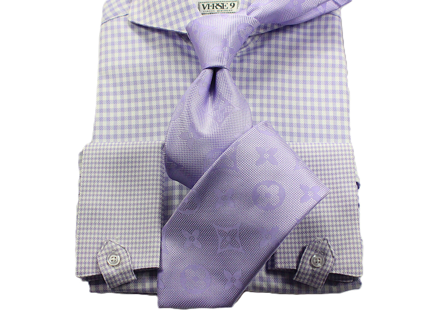LV Solid 4 | Lavender | Tie & Pocket Square