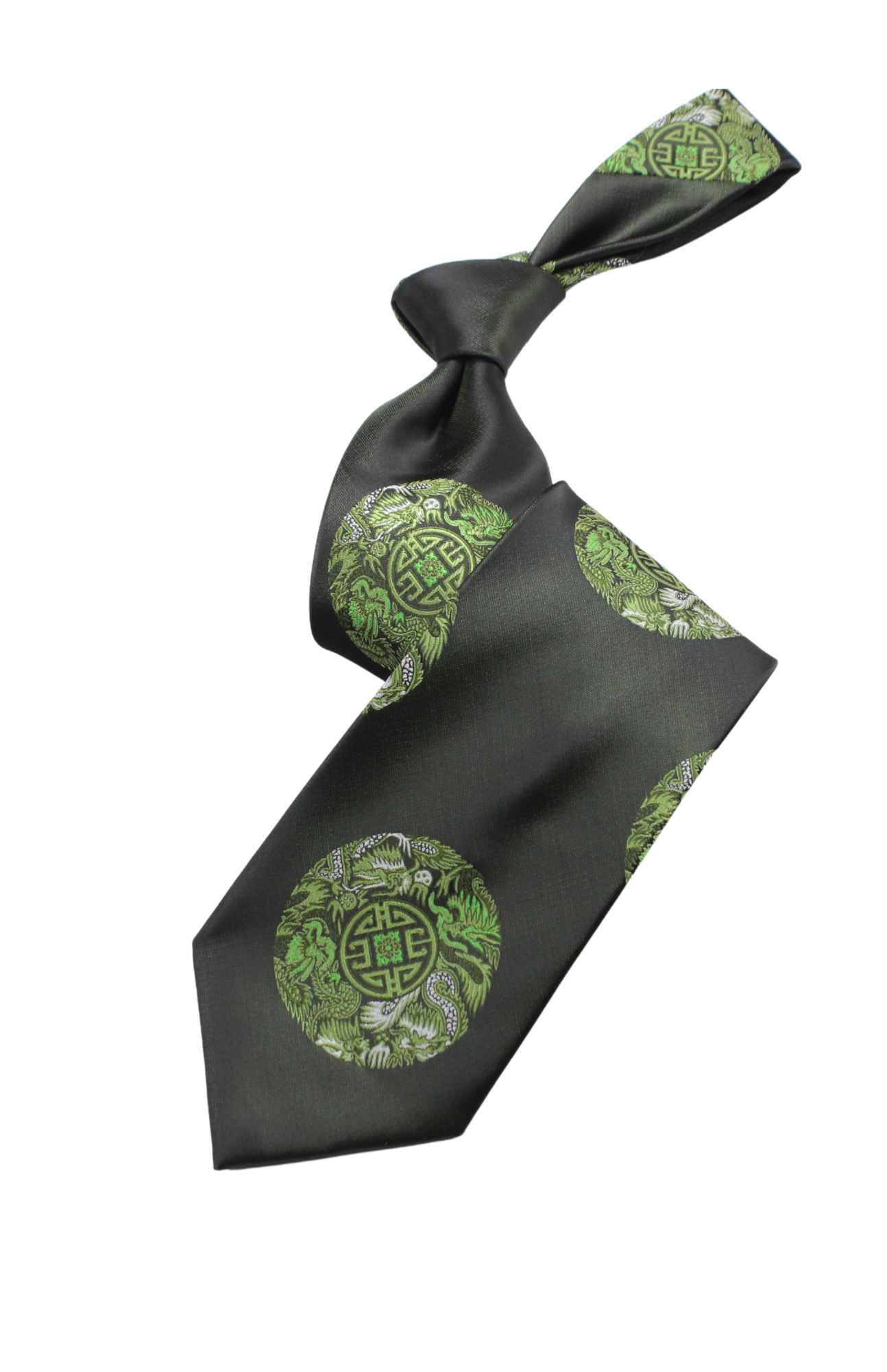 Wall Of China 2 | Green Geometric | Necktie