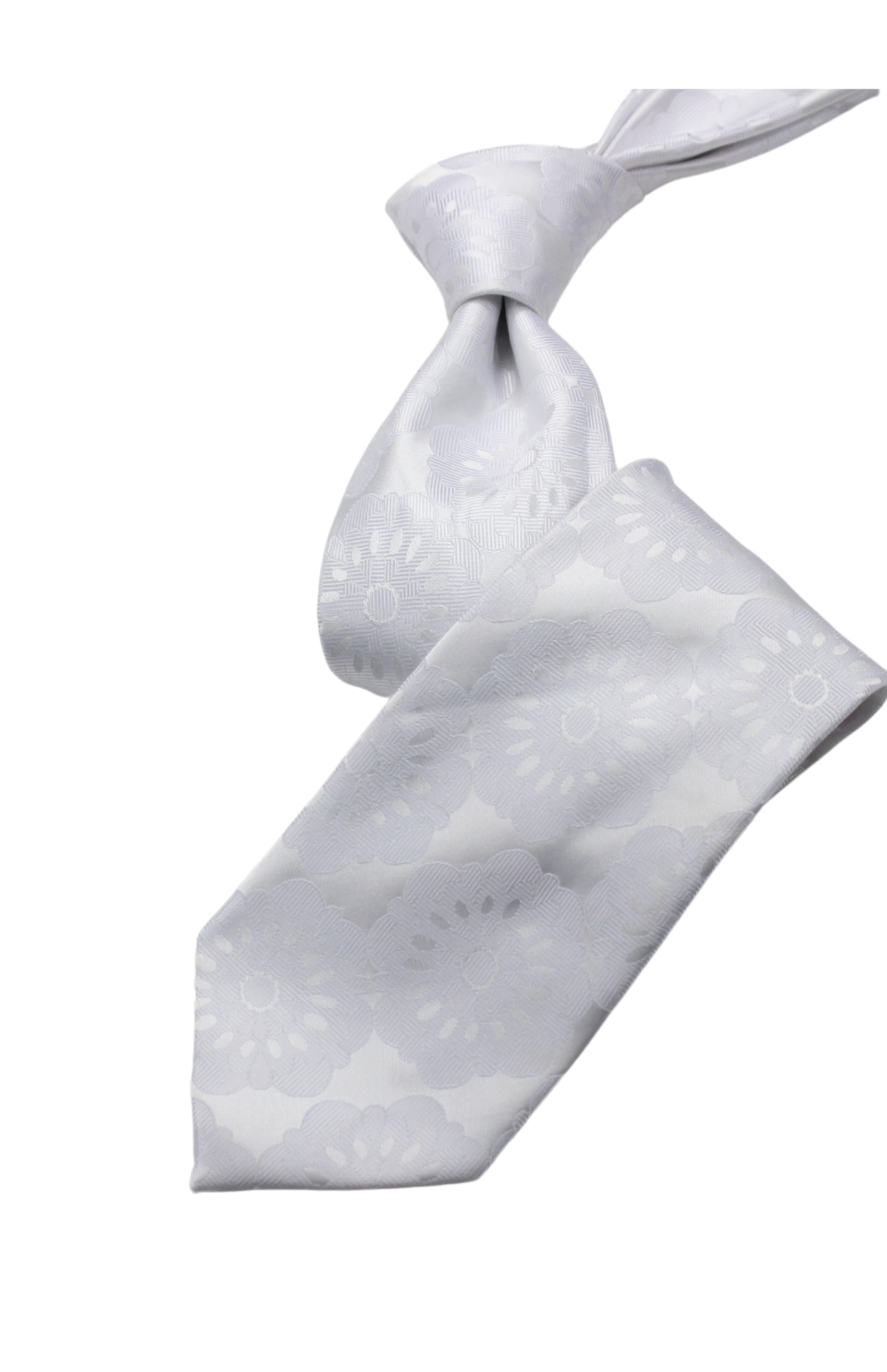 Oracle 1 | White Floral | Necktie