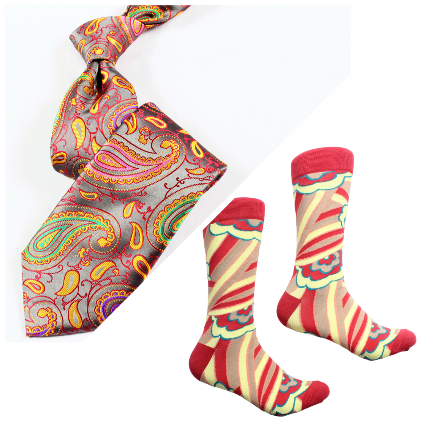 Batur 5 & Gretzky 8 - Tie & Sock Combo