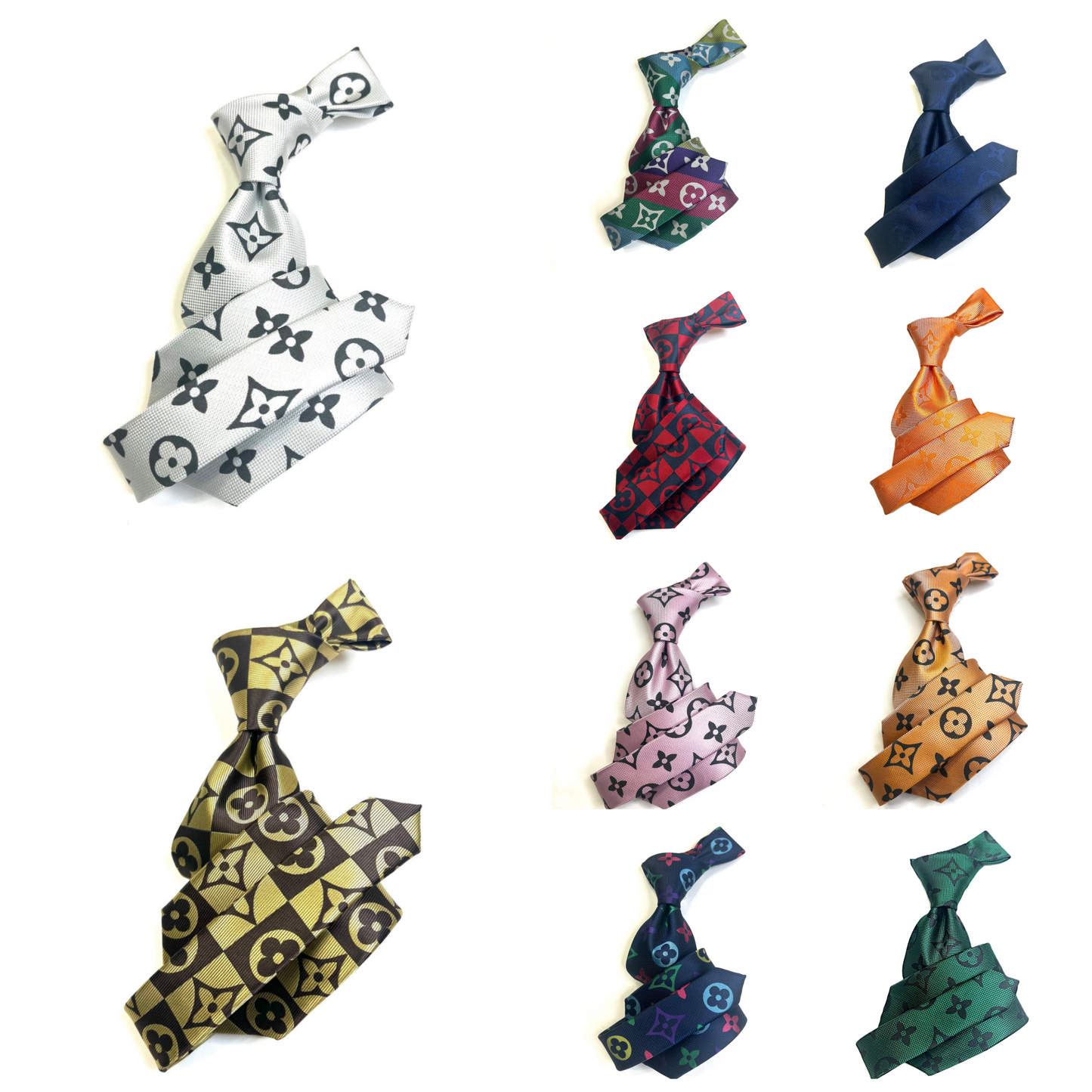 Limited Edition LV Tie Grab Bag-10 for $500