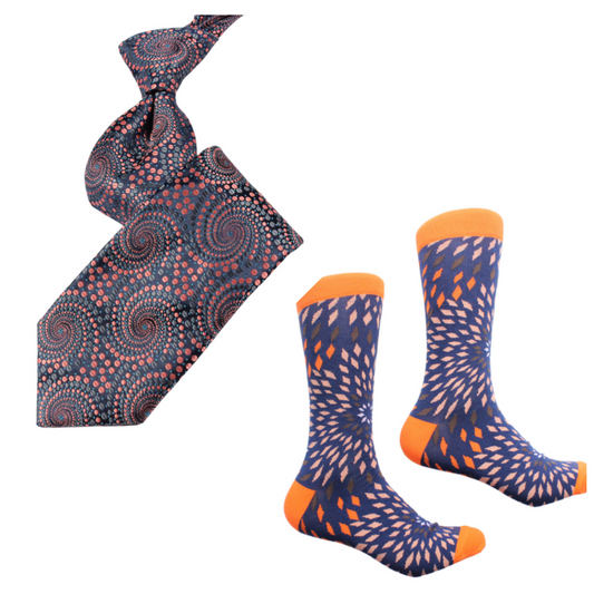 Bentayga 2 & Bill Russell 5 - Tie & Sock Combo