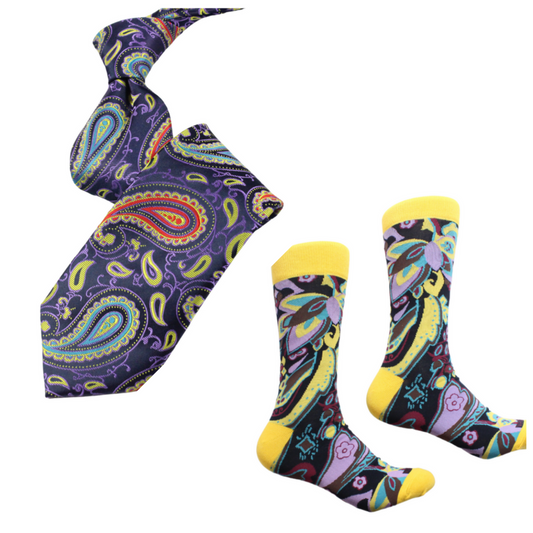 Batur 2 & Brady 3 - Tie & Sock Combo