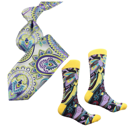 Flying Spur 4 & Brady 3- Tie & Sock Combo
