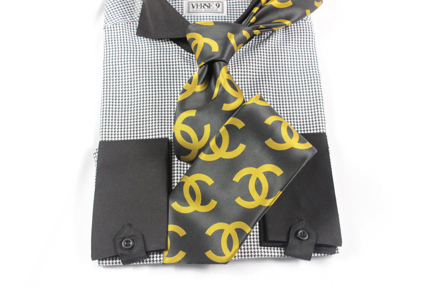 CC 6 | Black & Gold | Tie & Pocket Square