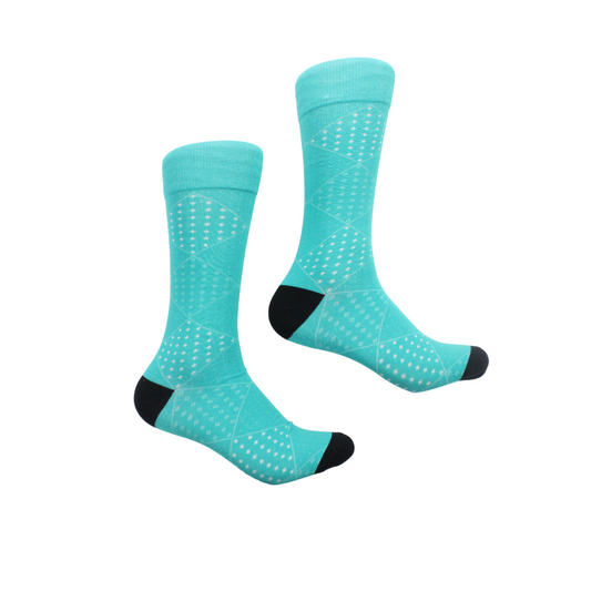 Diamondback 1 | Teal & White | Sock