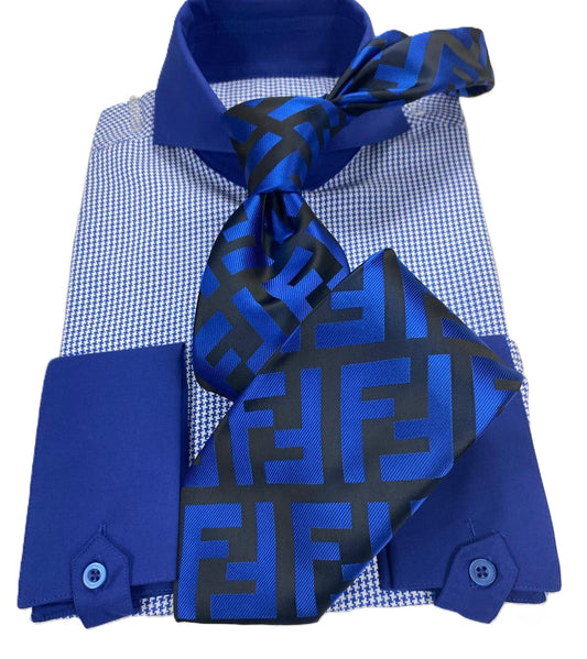 FF B5 | Royal | Tie & Pocket Square