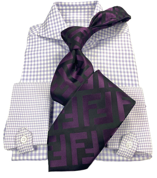 FF B8 | Plum | Tie & Pocket Square