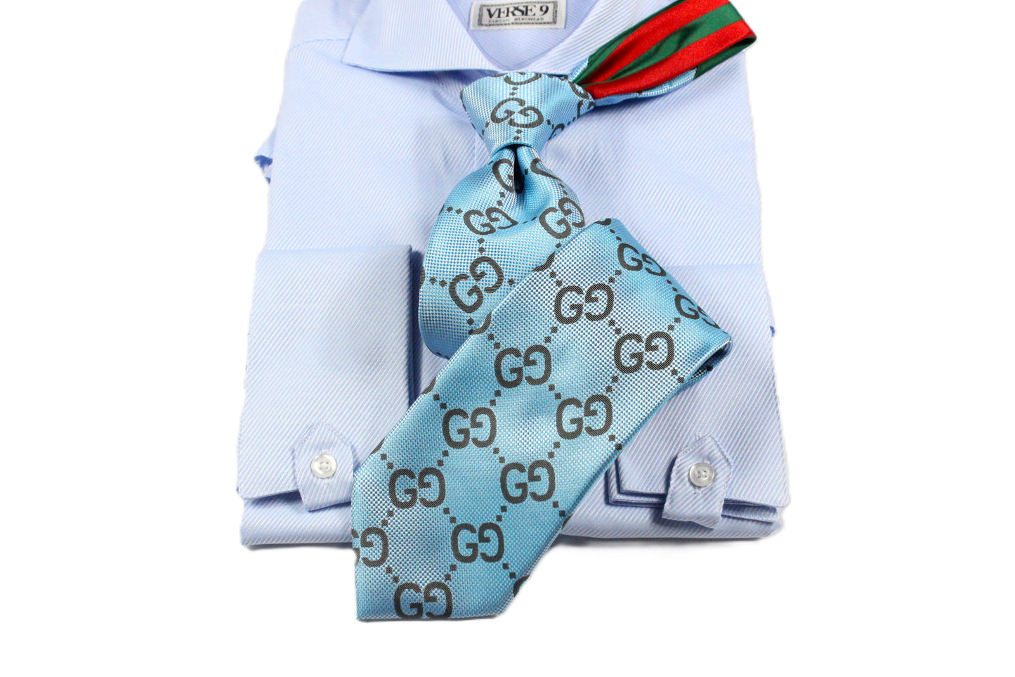 GG B11 | Aqua | Tie & Pocket Square