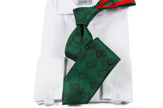 GG B8 | Money Green | Tie & Pocket Square