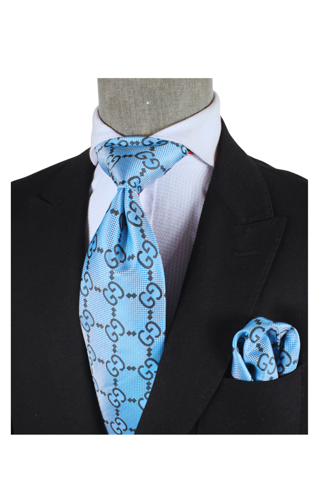 GG B11 | Aqua | Tie & Pocket Square