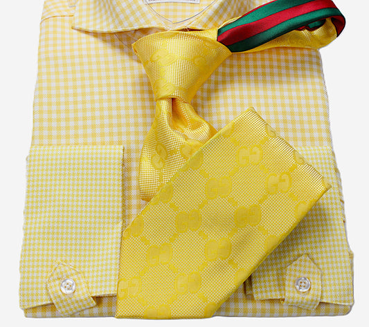 GG Solid 5 | Yellow | Tie & Pocket Square