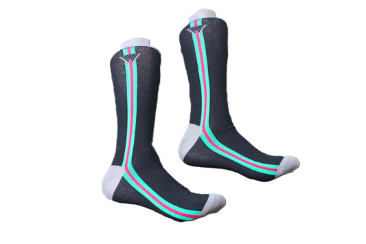 GG Stripe 1 | Navy & Grey | Sock