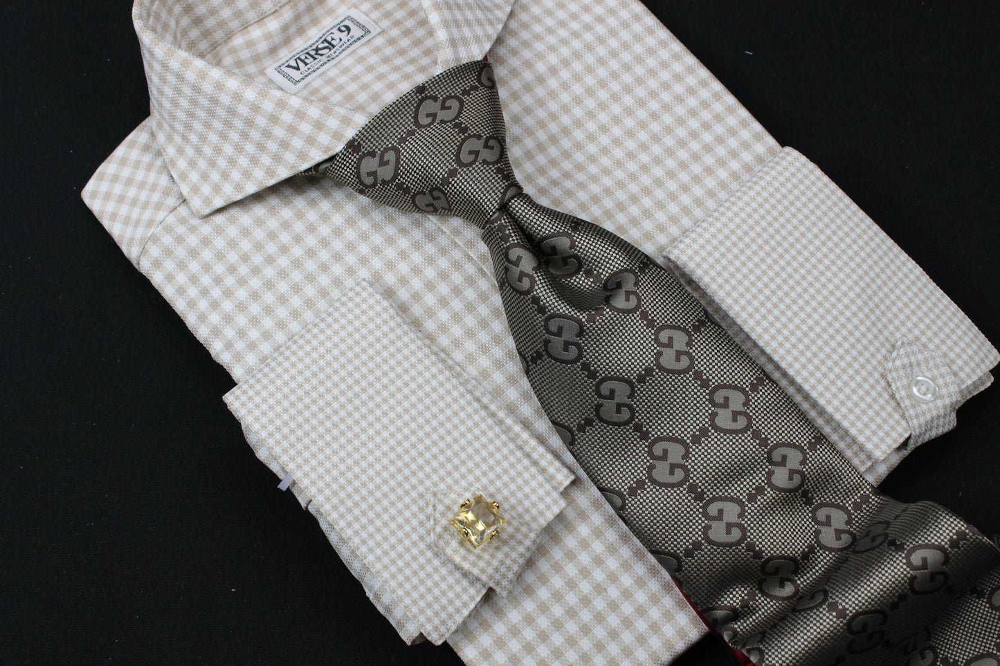 GG 3 | Brown | Tie & Pocket Square