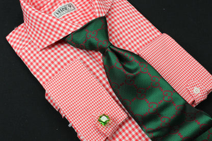 GG 1 | Green & Red | Tie & Pocket Square