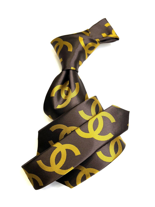 CC 3 | Brown & Yellow | Tie & Pocket Square