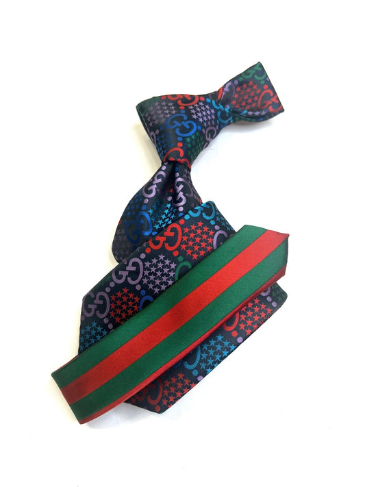 GG Star 1 | Multi-Color | Tie & Pocket Square