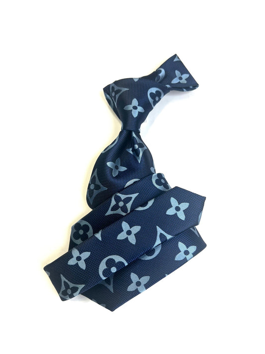 LV 6 | Navy & Blue | Tie & Pocket Square