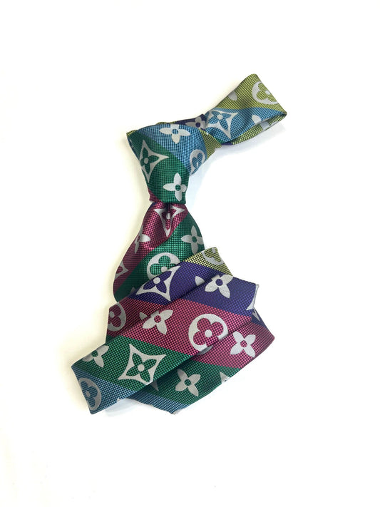 LV Stripe 1 | Multi-Color | Tie & Pocket Square