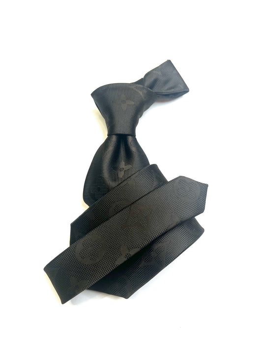 LV Solid 1- Brown- Tie & Hanky