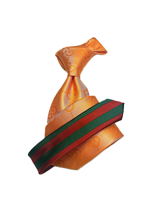 GG Solid 9 | Orange | Tie & Pocket Square