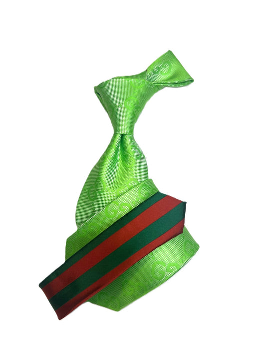 GG Solid 7 | Lime Green | Tie & Pocket Square