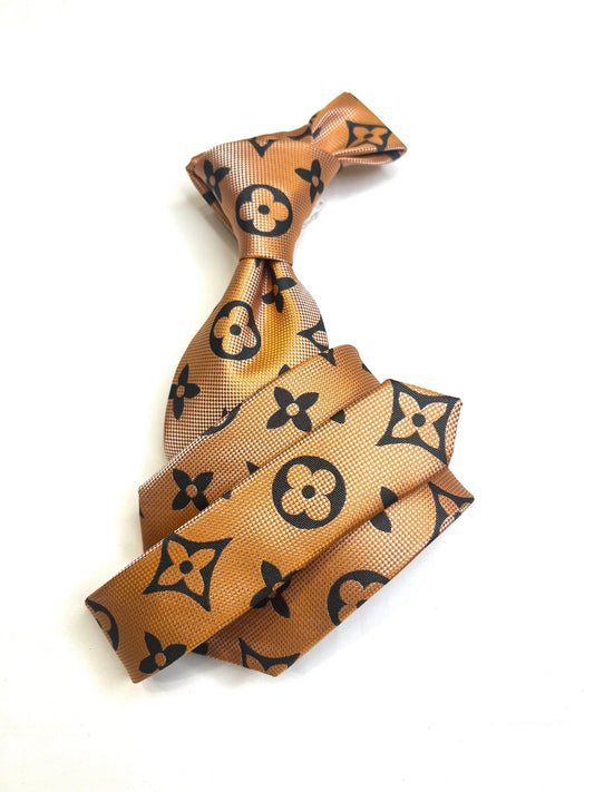 LV B2 | Orange | Tie & Pocket Square