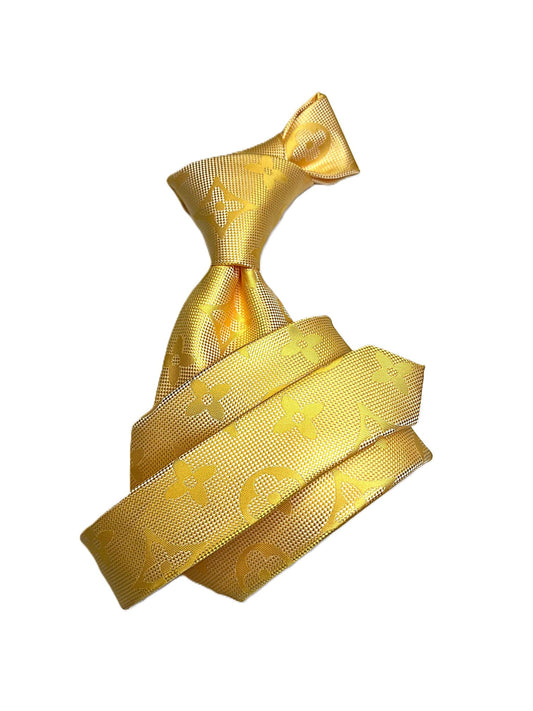 LV Solid 8 | Yellow | Tie & Pocket Square