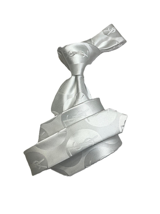 YSL Solid 1 | White | Tie & Pocket Square