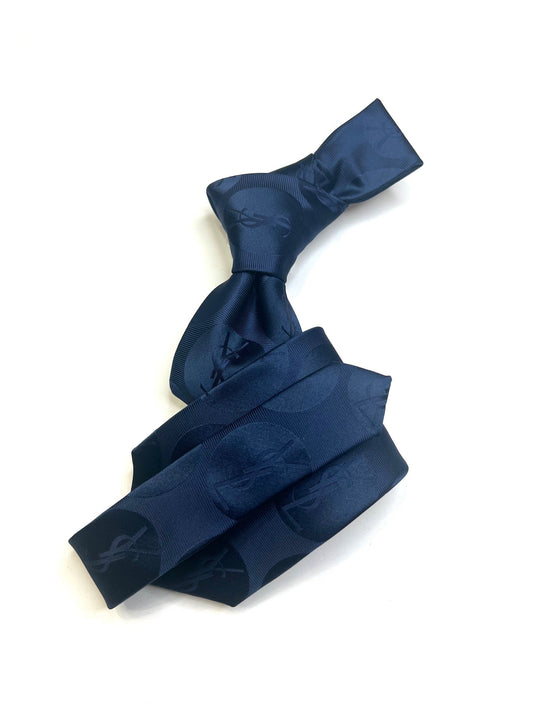 YSL Solid 3 | Navy | Tie & Pocket Square