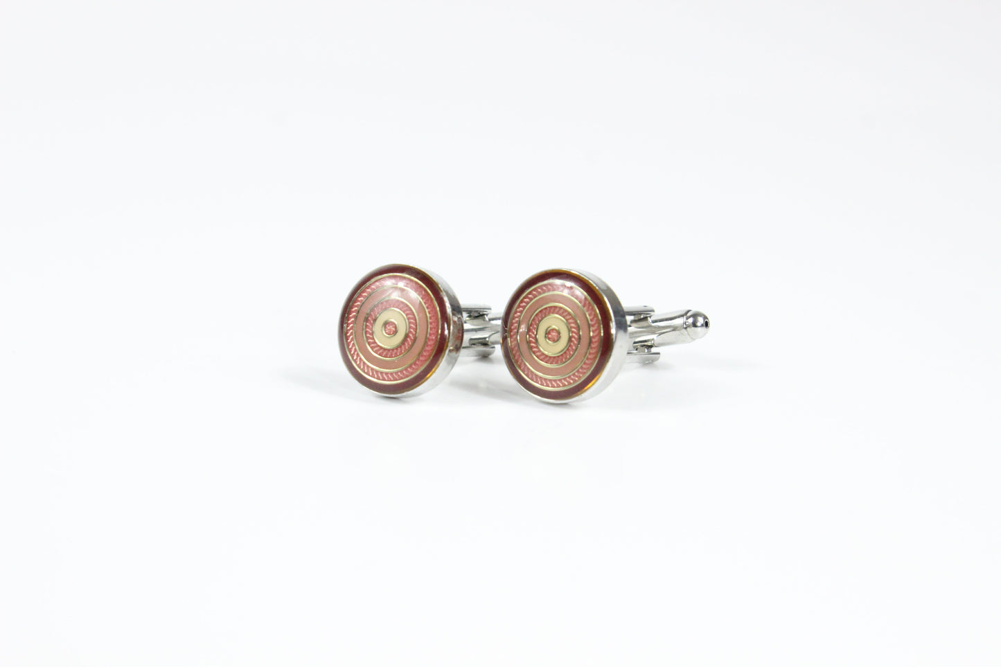 V9 Link 24 | Pink Geometric | Cufflinks