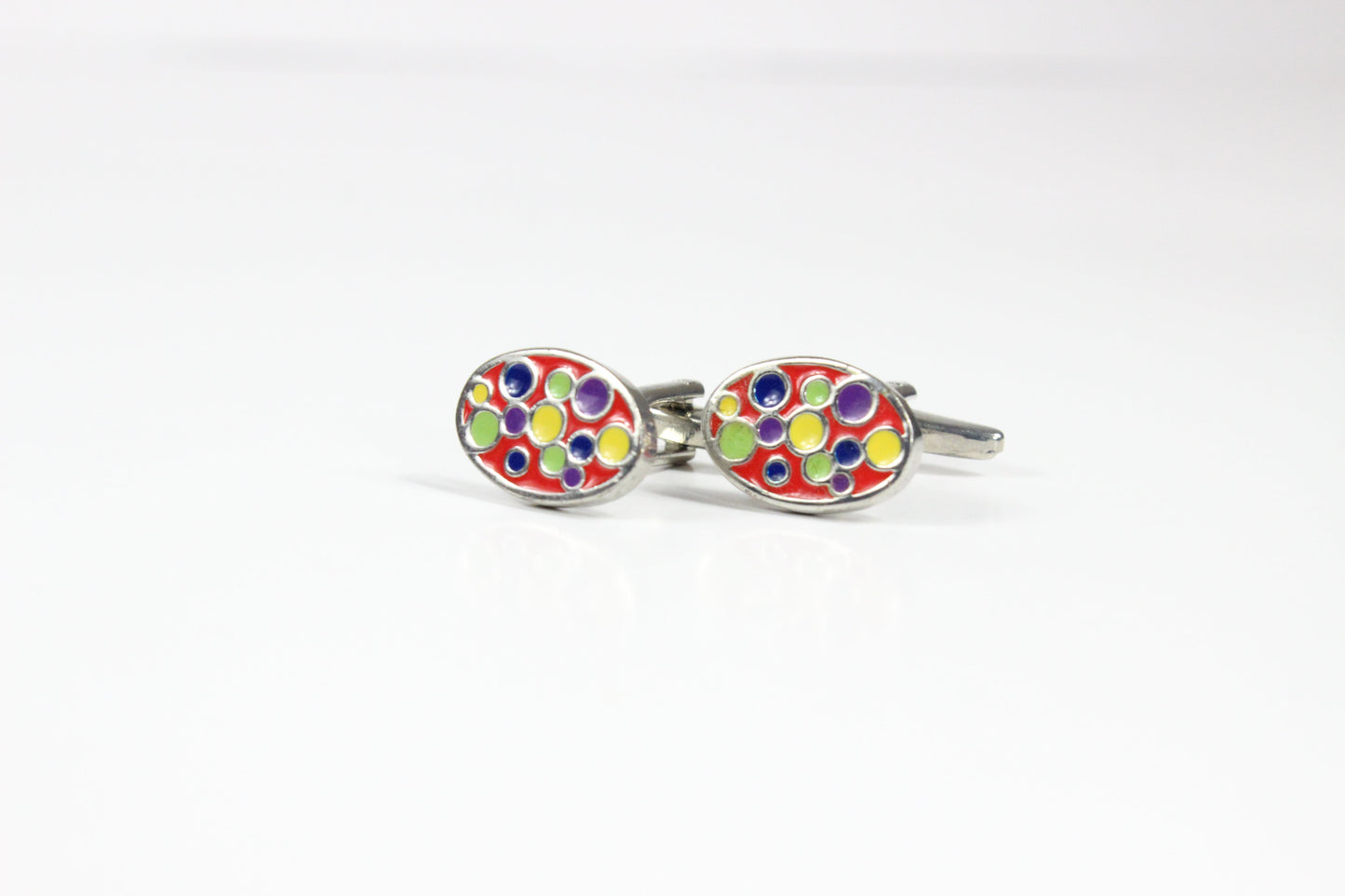 V9 Link 18 | Multi Color Dots | Cufflinks