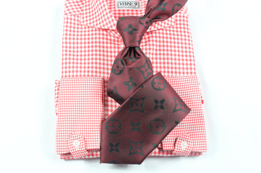 LV B7 | Wine | Tie & Pocket Square