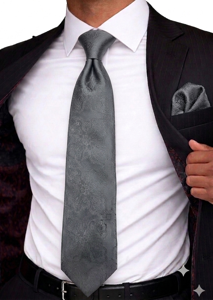 MIB-D2 | Floral | Tie & Pocket Square
