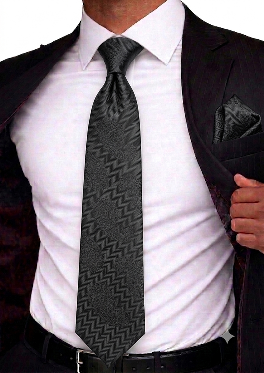 MIB-D7 | Paisley | Tie & Pocket Square