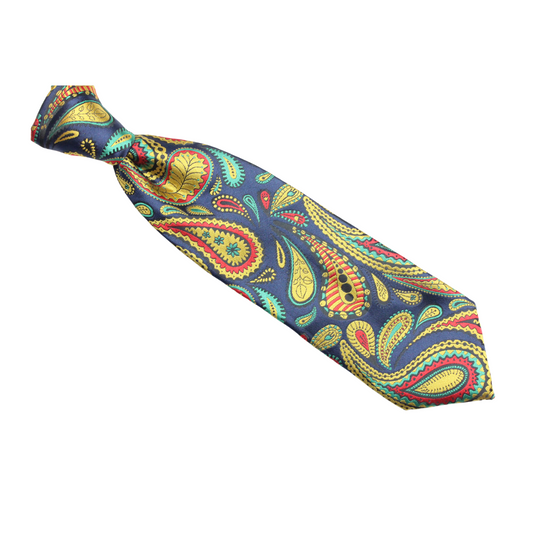 Tiger 2 | Navy/Yellow/Red Paisley | Necktie