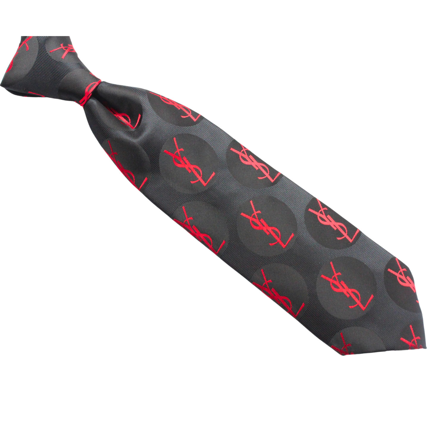 YSL 4 | Black & Red | Tie & Pocket Square