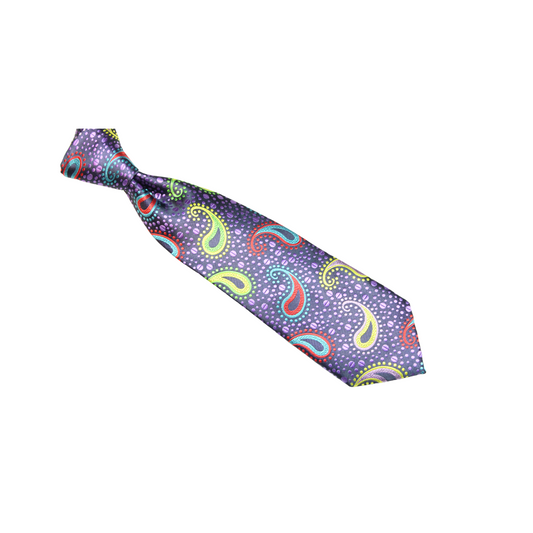 Venus 7 | Purple Paisley | Necktie