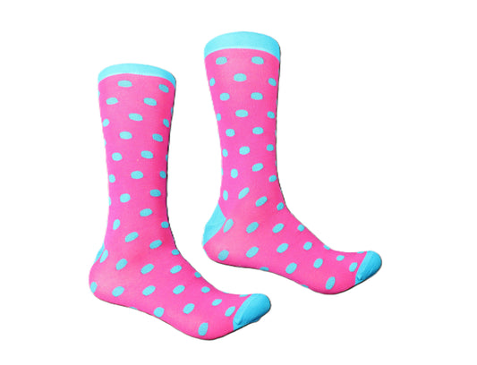 Pluto 5 | Fuchsia & Aqua | Sock
