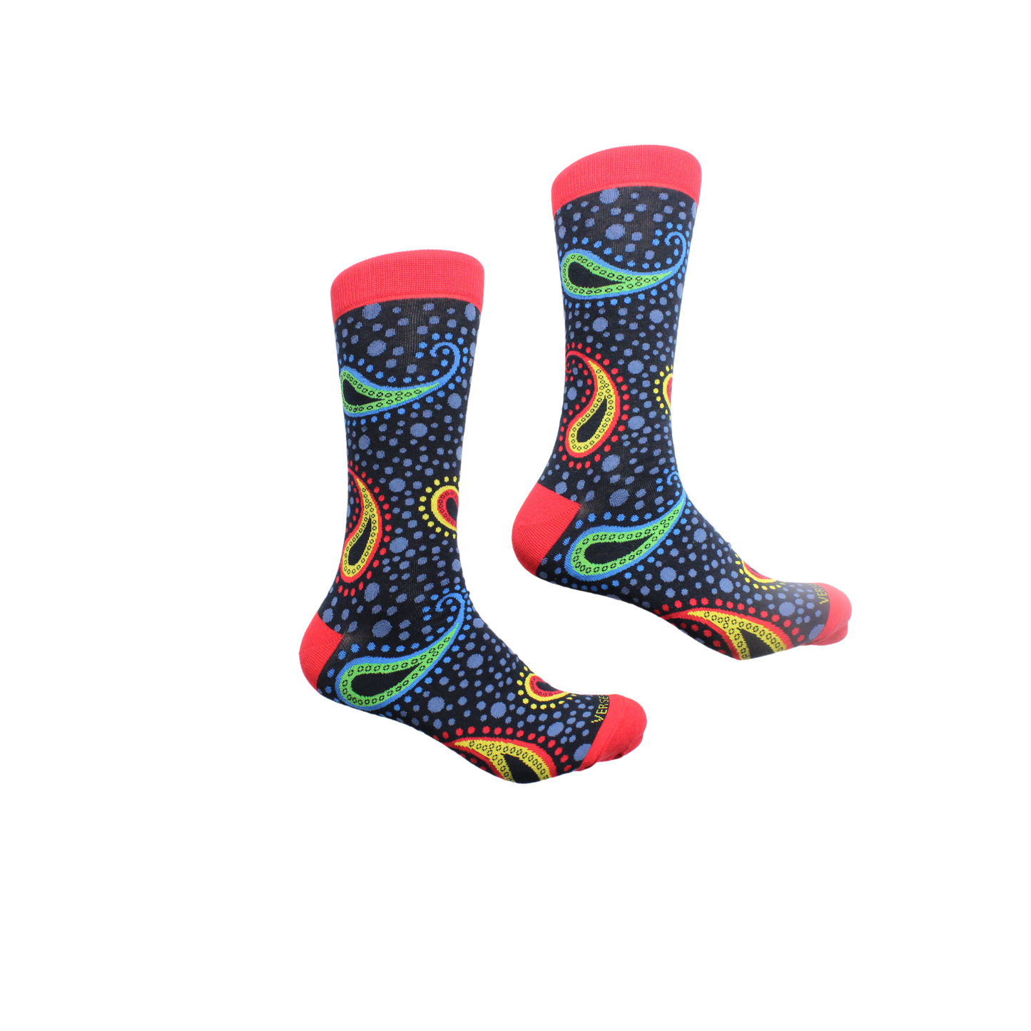 Venus 1 | Black Paisley | Sock