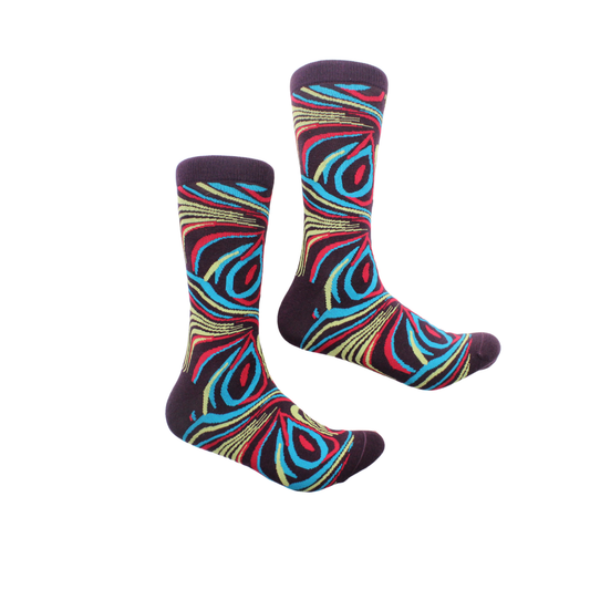 Peru 1 | Multi Color Geometric | Sock