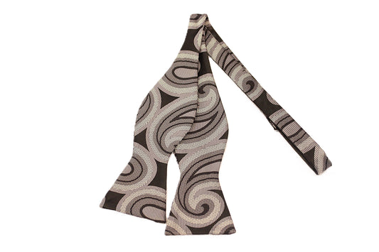 Fiat 1 | Black & Grey Paisley | Bowtie