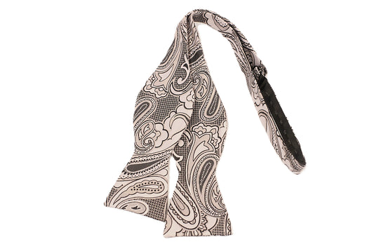 French Paisley 5 | Grey Paisley | Bowtie
