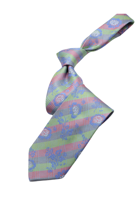 Frenzy 1 | Multi Color Floral | Tie & Pocket Square